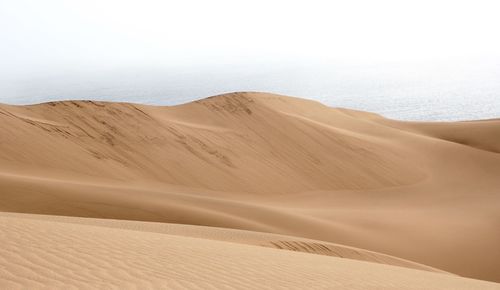 Scenic view of desert against sky