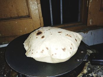 Close-up view of bread