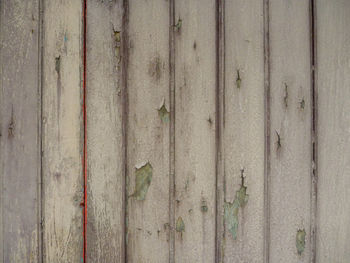 Full frame shot of weathered wooden wall