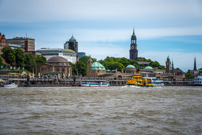 View of buildings at waterfront