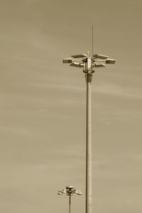 High section of lamp posts