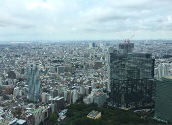 Aerial view of cityscape