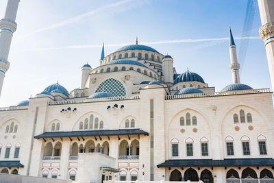 The camlica mosque in uskudar district of istanbul. new mosque in turkey