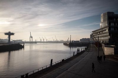 View of commercial dock