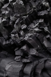 Full frame shot of stack of rocks