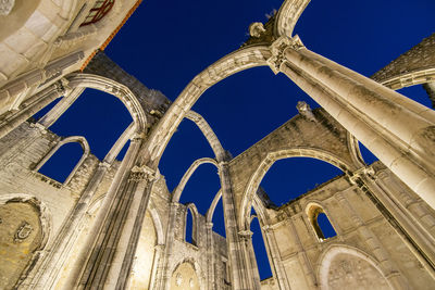 Low angle view of historical building