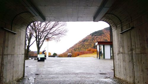 View of arched bridge