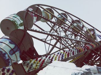 Low angle view of ferris wheel