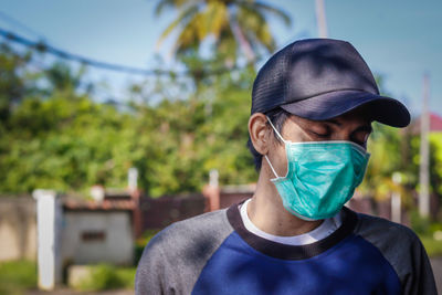 Portrait of young man