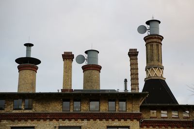 Low angle view of building against sky