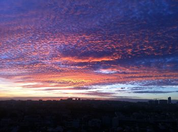 Cityscape at sunset