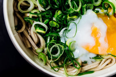 High angle view of soba in japan