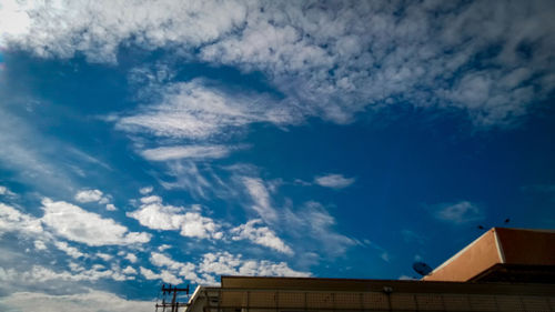 Low angle view of building against sky