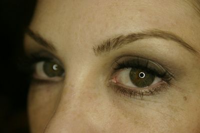 Close-up portrait of woman