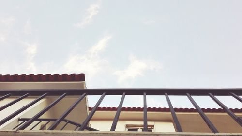 Low angle view of building against sky