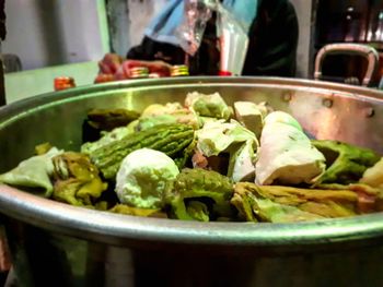 Close-up of salad in bowl