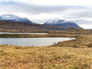 Scenic view of lake in scotland 