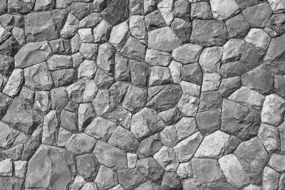 Full frame shot of stone wall