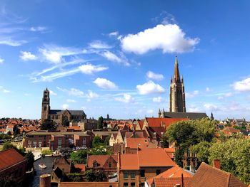 European townscape against clear sky