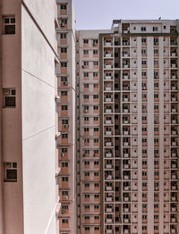 Low angle view of buildings against sky