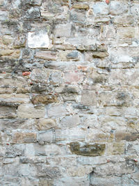 Close-up of stone wall