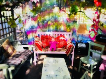 Close-up of multi colored pencils