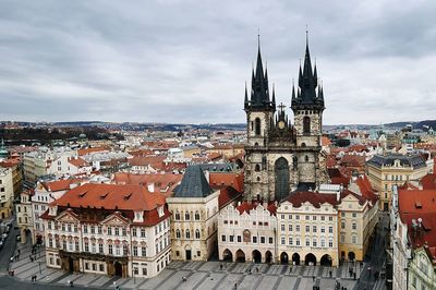 View of church against cloudy sky