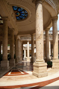 View of colonnade