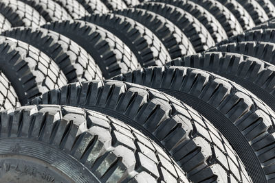 Full frame shot of tires