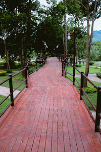 Empty walkway