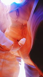 Close-up of rock formation