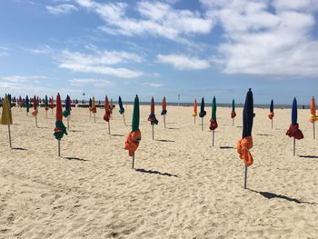 Group of people on beach