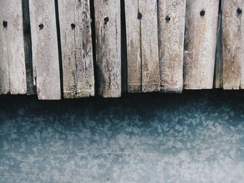 Full frame shot of wooden wall