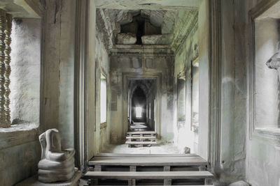 Interior of temple