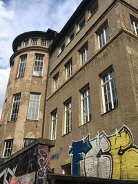 Low angle view of building against sky