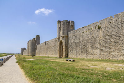 View of old building against sky