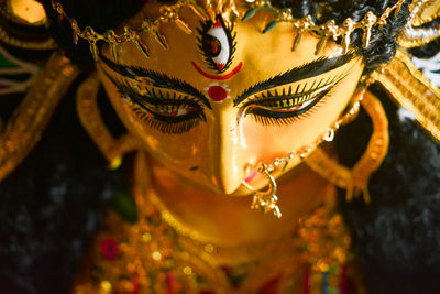 Close-up of multi colored mask