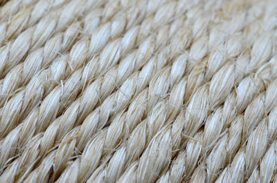 Full frame close-up shot of ball of sisal string