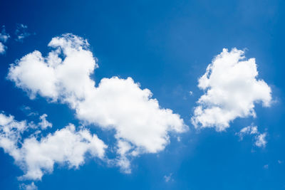 Low angle view of clouds in sky