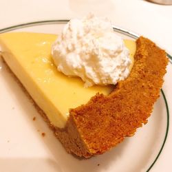 Close-up of dessert served in plate