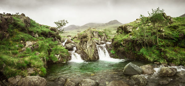 Waterfall in forest