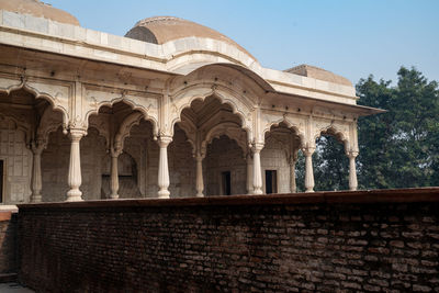 Low angle view of historical building against sky