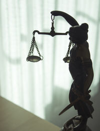 Close-up of lady justice