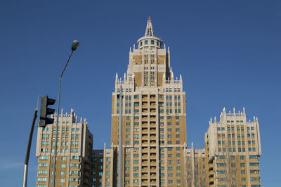 Low angle view of buildings against sky