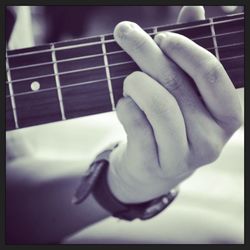 Close-up of cropped hand