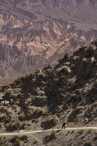 Scenic view of mountain range