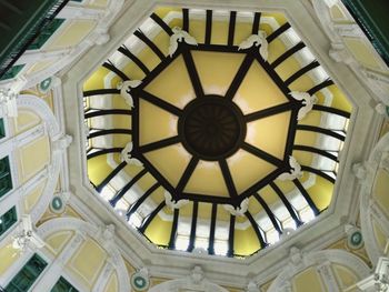 Low angle view of ceiling