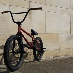 Bicycle parked on bicycle