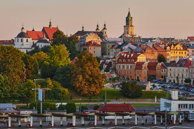 Buildings in city