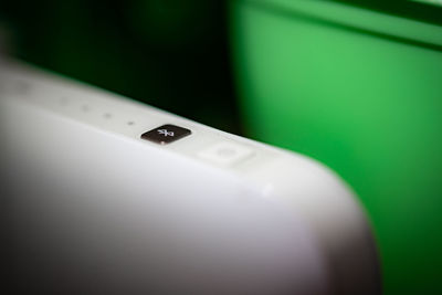 High angle view of piano on table